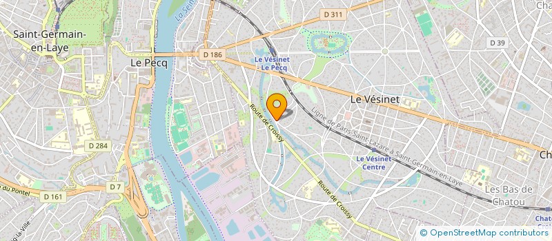 localisation de l'entreprise BMACOM à LE VESINET