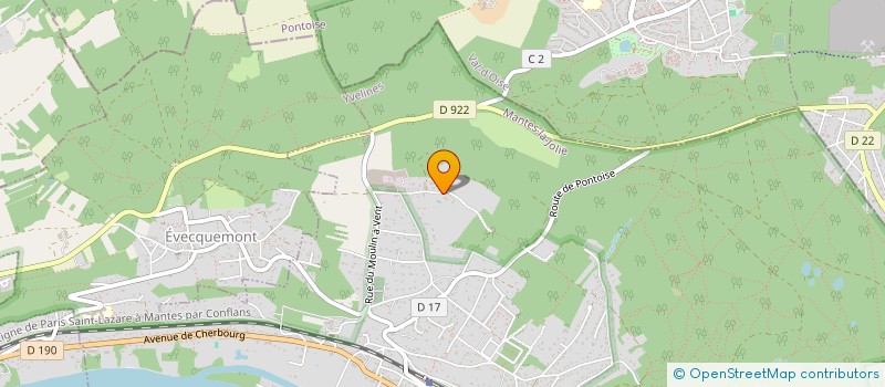 localisation de l'entreprise BMAG CONSEIL à VAUX-SUR-SEINE