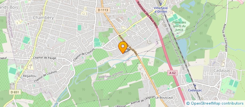 localisation de l'entreprise BMAP à VILLENAVE-D'ORNON