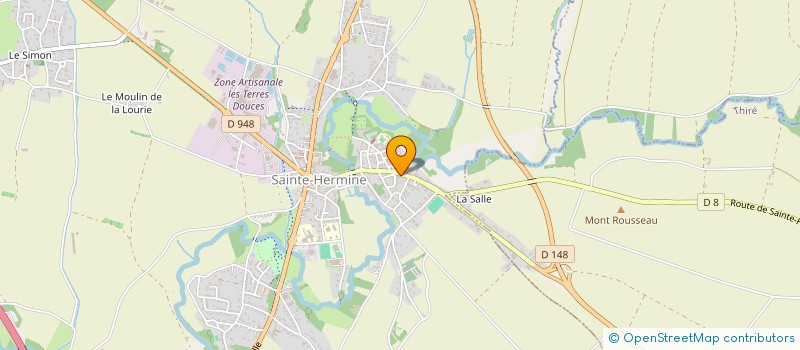 localisation de l'entreprise BMAS  SAINTE-HERMINE