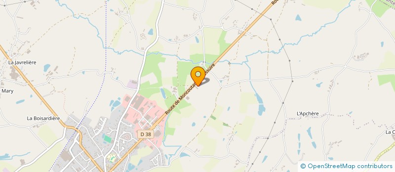 localisation de l'entreprise BMAX  MONCOUTANT-SUR-SEVRE