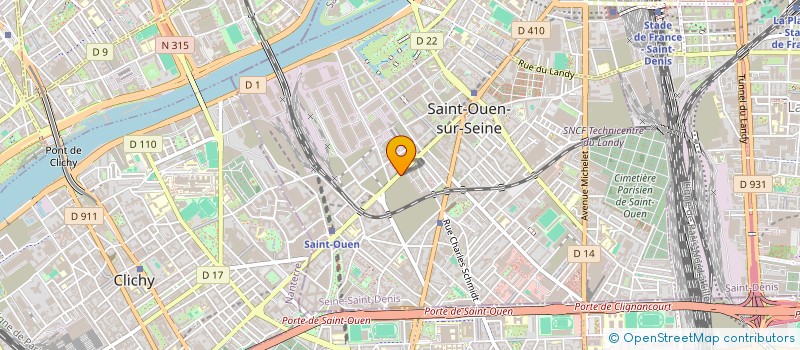 localisation de l'entreprise BMB à SAINT-OUEN-SUR-SEINE