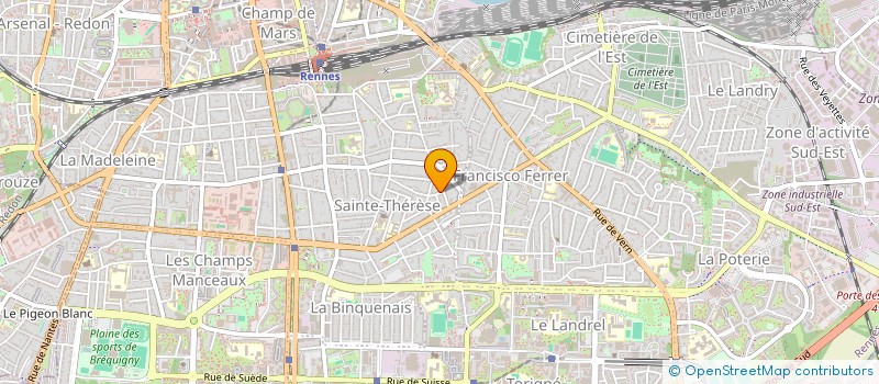 localisation de l'entreprise BMB  RENNES