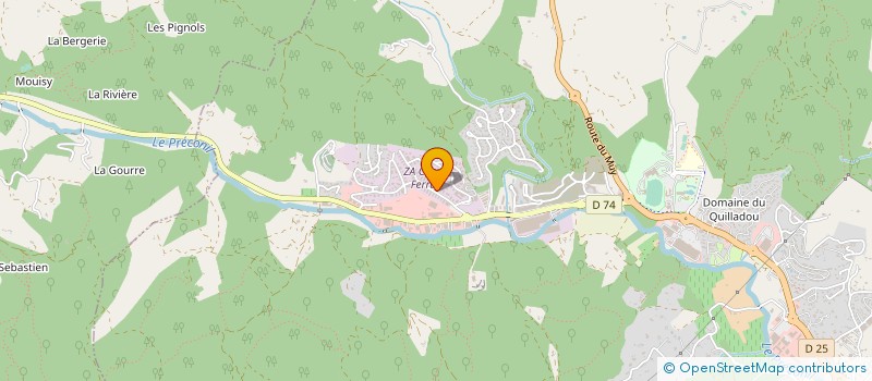 localisation de l'entreprise BMB à SAINTE-MAXIME