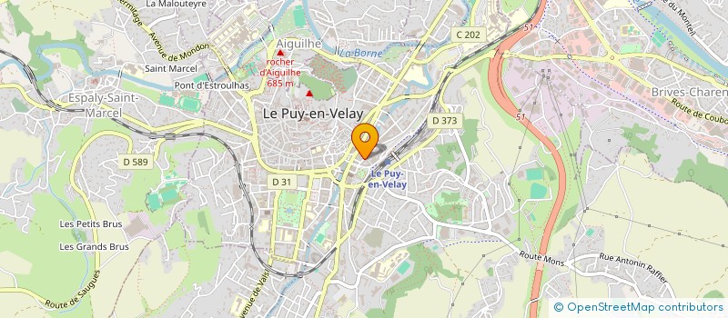 localisation de l'entreprise BMB  LE PUY-EN-VELAY