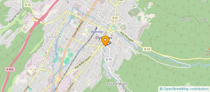 localisation de l'entreprise BMB à ARBENT