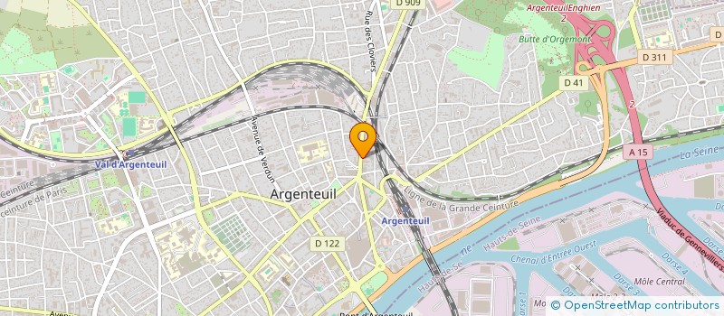 localisation de l'entreprise BMB  ARGENTEUIL