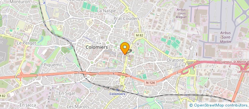 localisation de l'entreprise BMB ASSURANCES à COLOMIERS