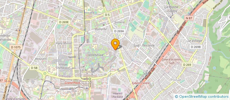 localisation de l'entreprise BMB BATIMENT à GRENOBLE