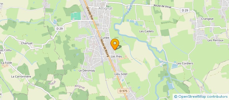 localisation de l'entreprise BMB FAMILY  ATTIGNAT