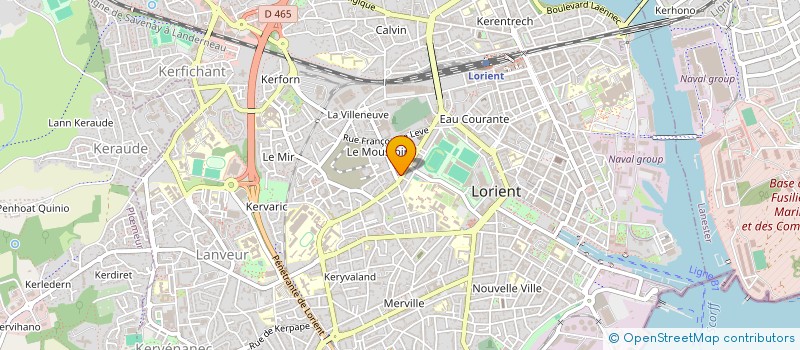 localisation de l'entreprise BMB FINANCEMENT à LORIENT