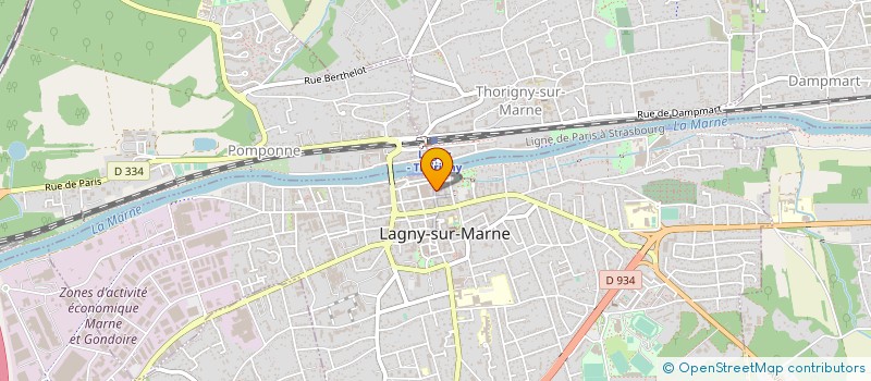 localisation de l'entreprise BMB LAGNY  LAGNY-SUR-MARNE