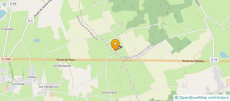 localisation de l'entreprise BMB MACONNERIE  SAINTE-FOY-SAINT-SULPICE