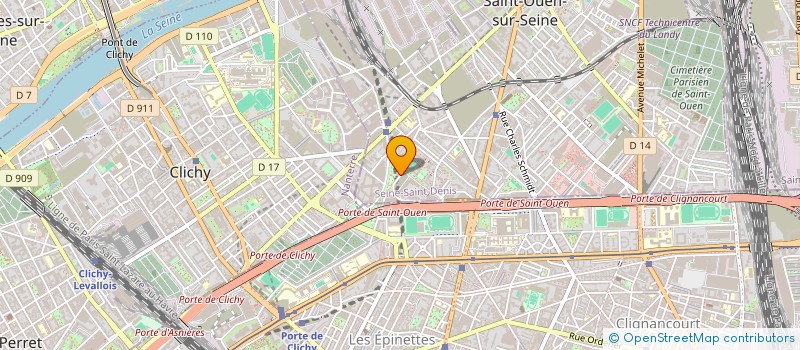 localisation de l'entreprise BMB MUSIC à SAINT-OUEN-SUR-SEINE