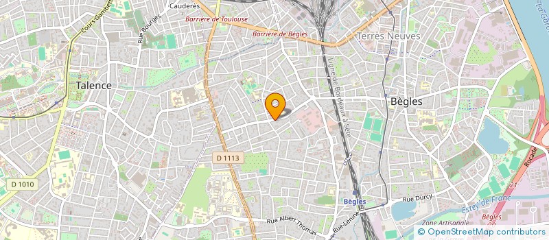 localisation de l'entreprise BMB-OGH à BEGLES