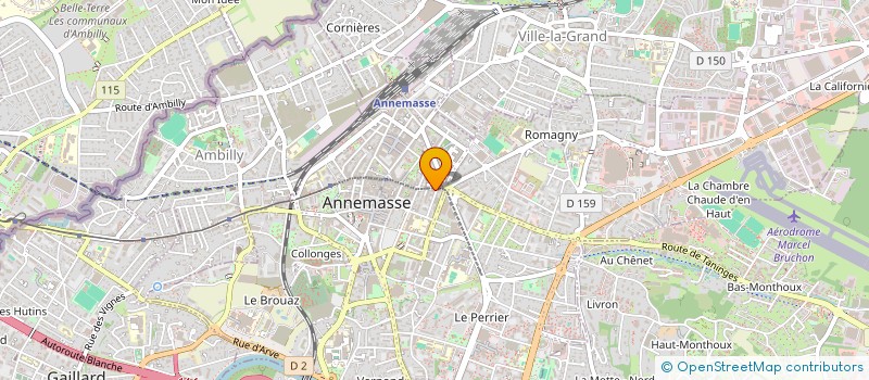 localisation de l'entreprise BMB SUSHI  ANNEMASSE