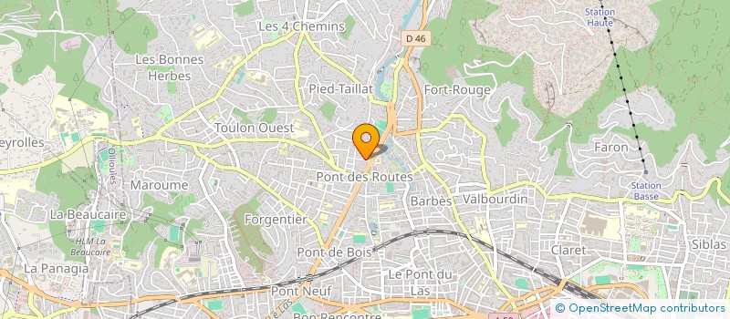 localisation de l'entreprise BMBD  TOULON