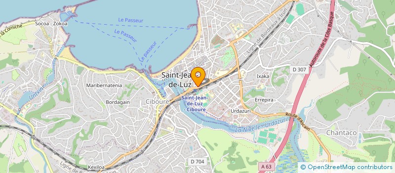 localisation de l'entreprise BMBDVC à SAINT-JEAN-DE-LUZ
