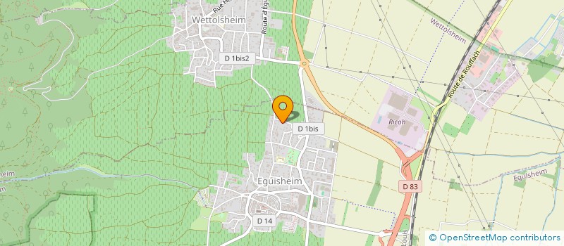 localisation de l'entreprise BMBG INVEST 360  EGUISHEIM