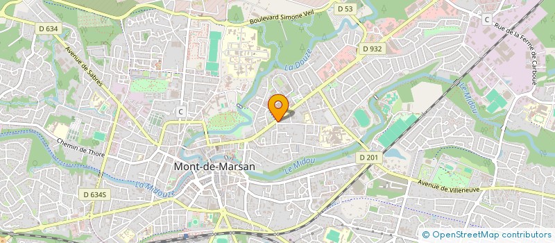localisation de l'entreprise BMC à MONT-DE-MARSAN