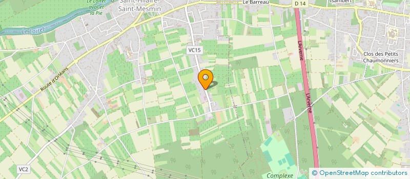 localisation de l'entreprise BMC à SAINT-HILAIRE-SAINT-MESMIN