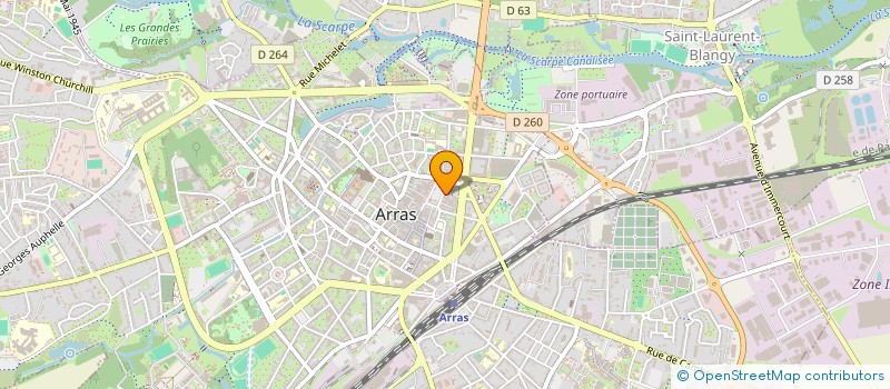 localisation de l'entreprise BMC à ARRAS