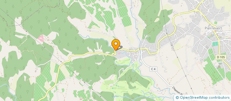 localisation de l'entreprise BMC  PIERREVERT