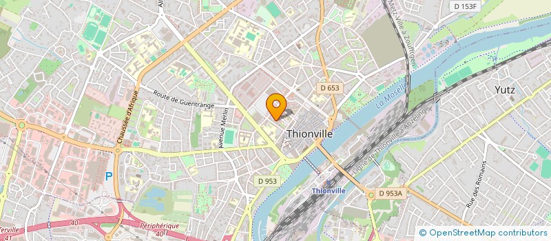 localisation de l'entreprise BMC à THIONVILLE