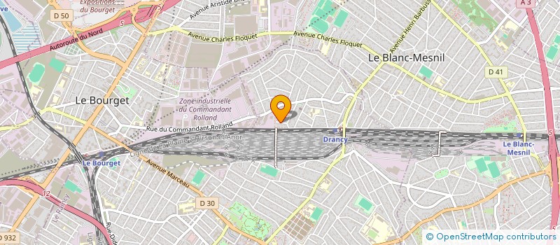localisation de l'entreprise BMC à DRANCY
