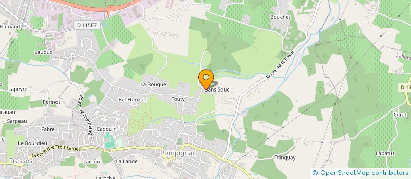 localisation de l'entreprise BMC  POMPIGNAC