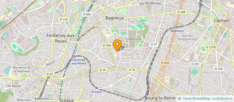localisation de l'entreprise BMC à BAGNEUX