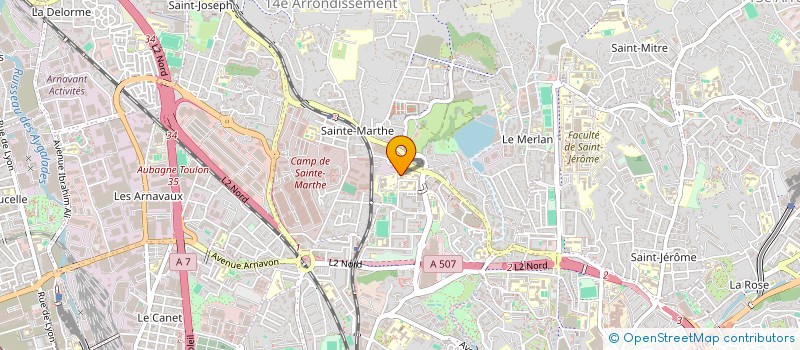 localisation de l'entreprise BMC à MARSEILLE