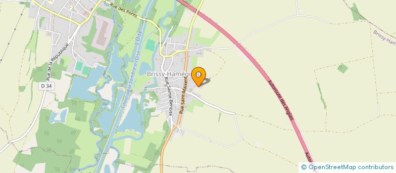 localisation de l'entreprise BMC  BRISSY-HAMEGICOURT