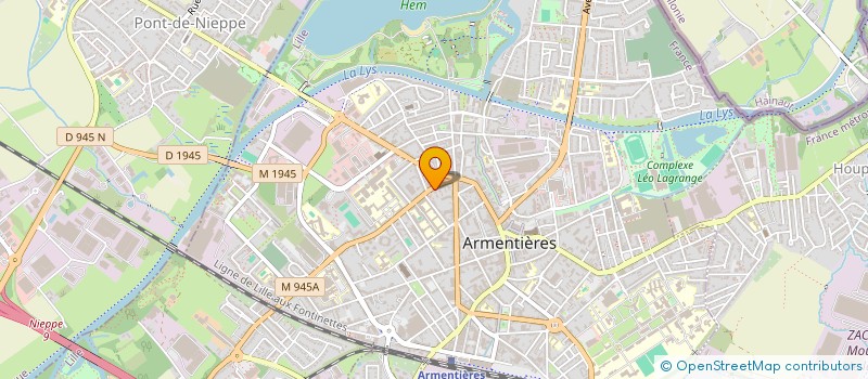 localisation de l'entreprise BMC AUTO  ARMENTIERES