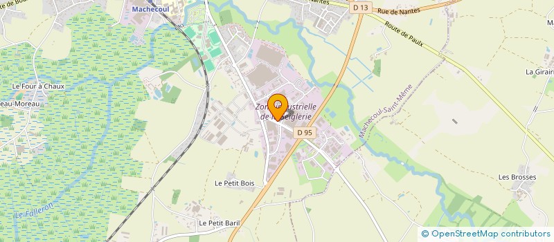 localisation de l'entreprise BMC BARREAU METALLERIE CHAUDRONNERIE à MACHECOUL-SAINT-MEME