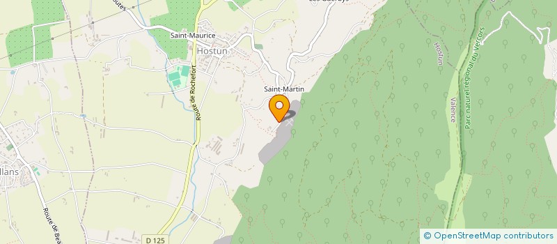 localisation de l'entreprise BMC - BELLE MAINTENANCE CHAUFFAGE  HOSTUN