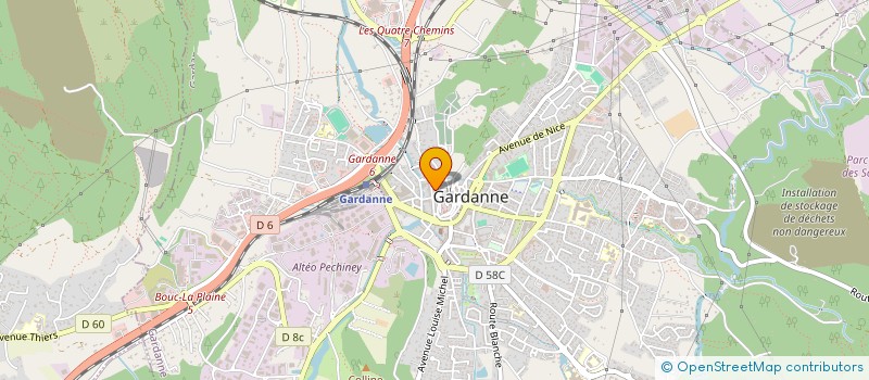 localisation de l'entreprise BMC BTP à GARDANNE