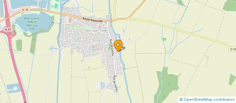 localisation de l'entreprise BMC CHAUFFAGE  ARC-SUR-TILLE