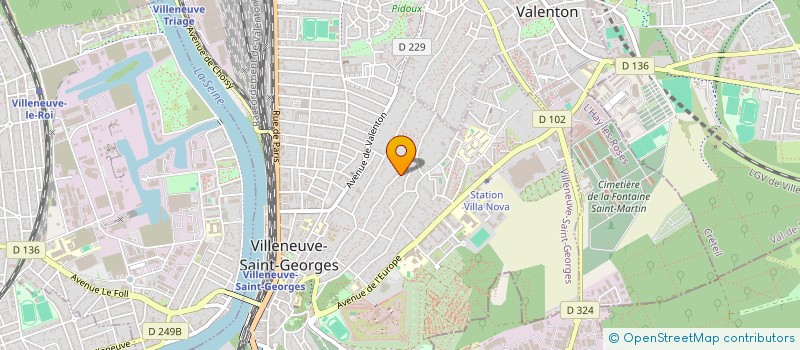 localisation de l'entreprise BMC CHAUFFEUR à VILLENEUVE-SAINT-GEORGES