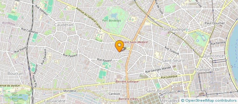 localisation de l'entreprise BMC CONSEIL  BORDEAUX