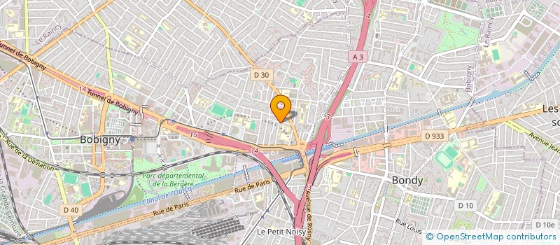localisation de l'entreprise BMC CONSTRUCT à BOBIGNY