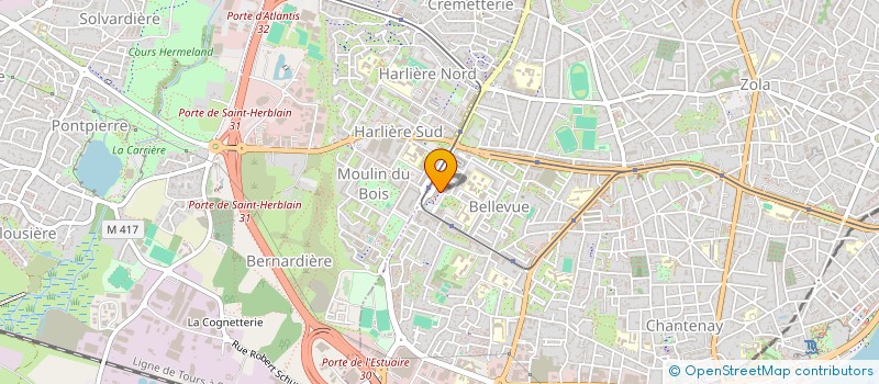 localisation de l'entreprise BMC CONSTRUCTION à NANTES