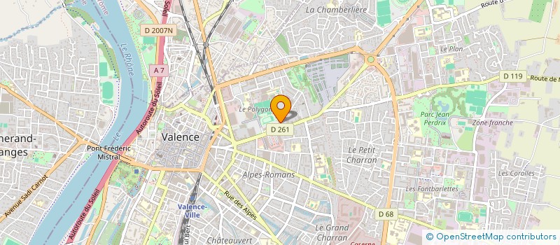 localisation de l'entreprise BMC CONSTRUCTION à VALENCE
