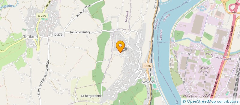 localisation de l'entreprise BMC GAGNE à SOYONS