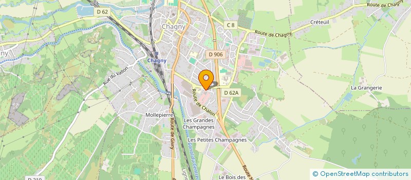 localisation de l'entreprise BMC HOLDING à CHAGNY