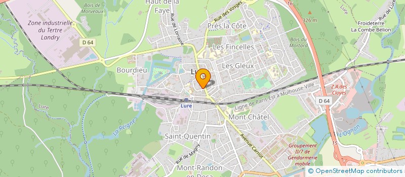 localisation de l'entreprise BMC II  LURE