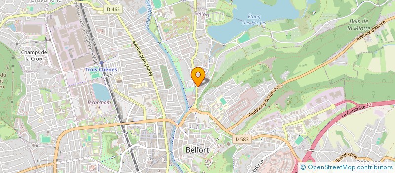 localisation de l'entreprise BMC INSTRUMENTS SARL à BELFORT