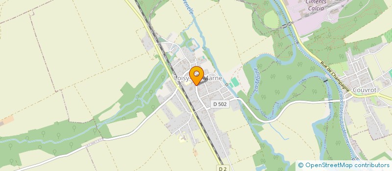 localisation de l'entreprise BMC MUSSET  LOISY-SUR-MARNE