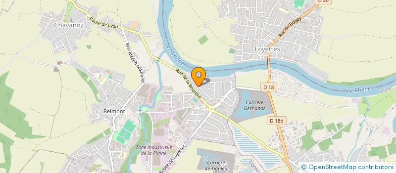 localisation de l'entreprise BMC PRESTIGE SECURITY  CHARVIEU-CHAVAGNEUX