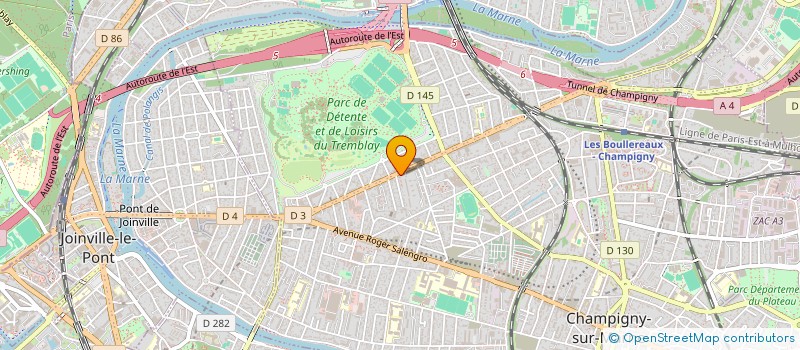 localisation de l'entreprise BMCA IMMOBILIER  CHAMPIGNY-SUR-MARNE